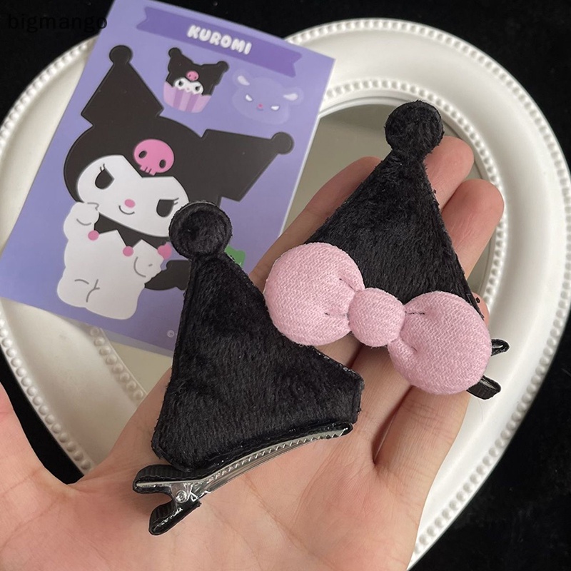Bigmango Set 2 Kẹp Tóc Hình Tai Thỏ kuromi Dễ Thương Cho Bé Gái