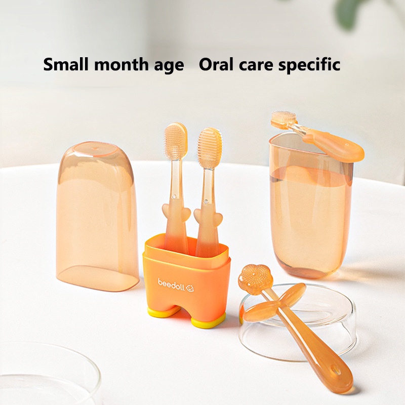 Bàn Chải Đánh Răng silicone Cho Bé Trai Và Bé Gái Để Làm Sạch Lưỡi