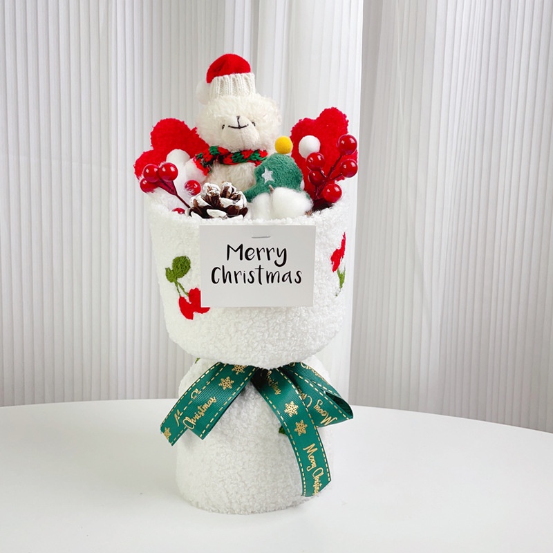 Búp Bê Hoạt Hình Gấu Bông Giáng Sinh Dễ Thương