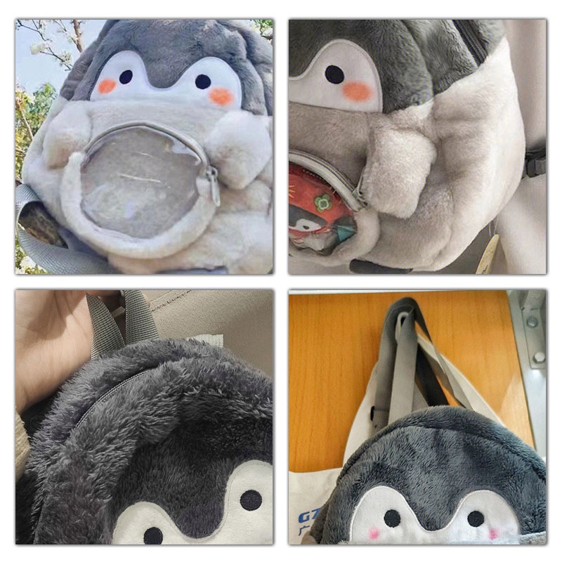 Túi Xách mini Hình Chim Cánh Cụt Hoạt Hình Dễ Thương Cho Bé Gái
