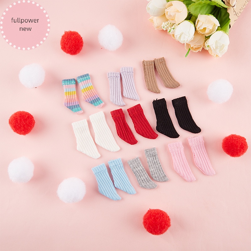 Fullpowernew Quần Short + Đôi Vớ Cho Búp Bê ob11 Tỉ Lệ 1 / 6 1 / 12