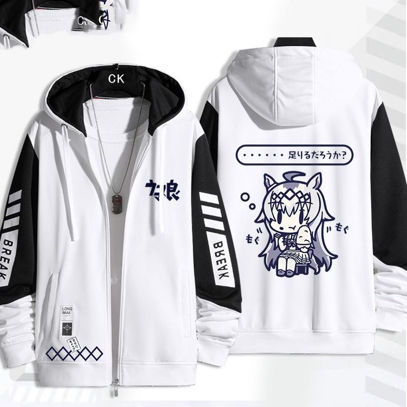Rozaliya Áo Khoác cardigan Hai Chiều Họa Tiết anime Thời Trang Xuân Thu