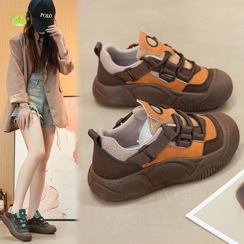 Bashamm Giày Thể Thao mary jane Đế Mềm Siêu Nhẹ Thời Trang Mùa Thu 2023 Cho Nữ