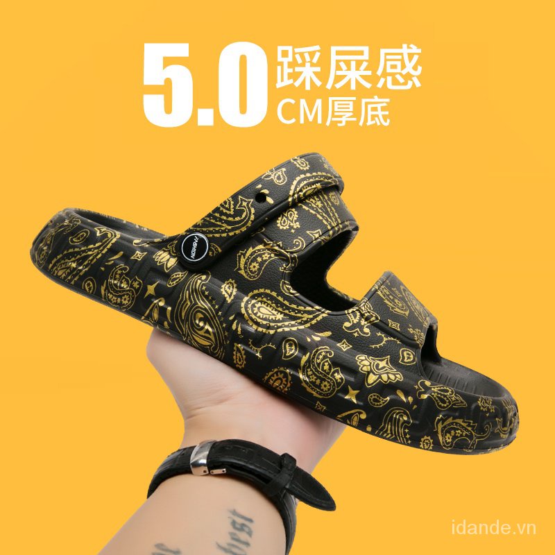 Dép Sandal Đế Mềm Thời Trang Mùa Hè Đi Biển Cho Nam