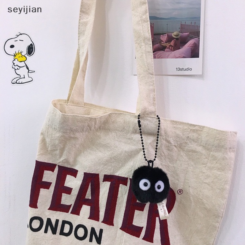 Móc Khóa Hình Búp Bê Hoạt Hình spirited away Nhồi Bông Mềm Mại Dễ Thương Trang Sức Đi Học