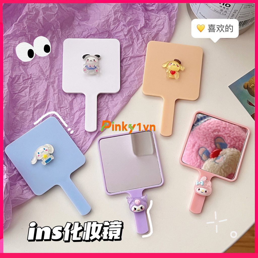 Sanrio Gương Trang Điểm Cầm Tay Xinh Xắn Sáng Tạo 000