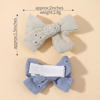 Set 6 Kẹp Tóc Nơ Dễ Thương Cho Bé Gái