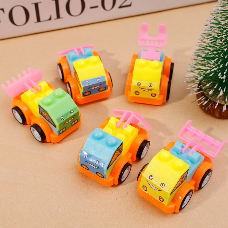 Đồ Chơi Lắp Ráp Mô Hình Xe Hơi Động Vật Hoạt Hình mini Nhiều Màu Sắc Dễ Thương Cho Bé diy