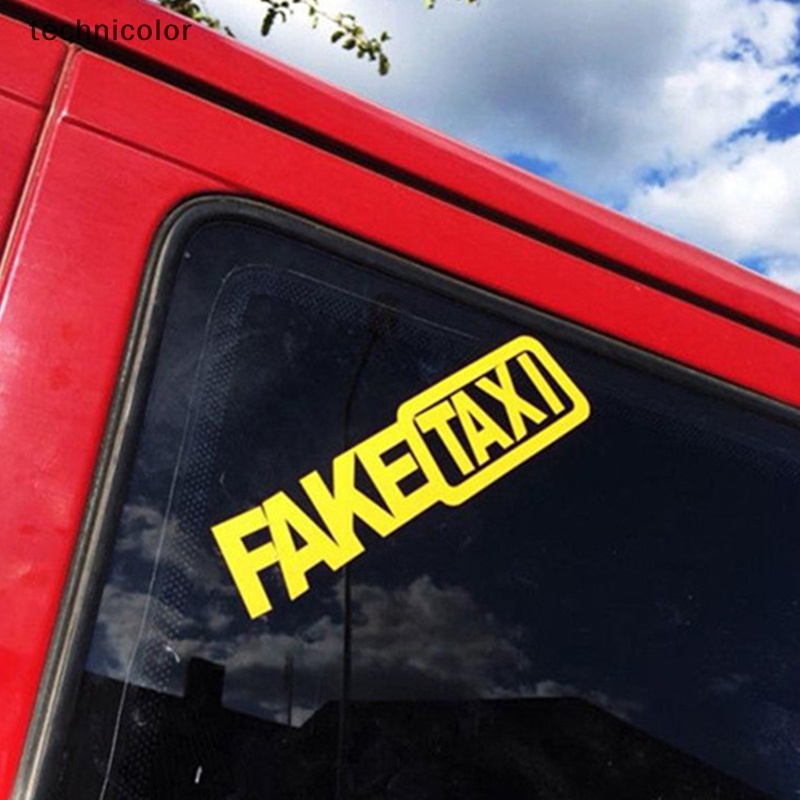 Đang Giảm Giá Nhãn Dán decal vinyl In Chữ fake taxi Thông Dụng Cho Cửa Hàng Xe Hơi