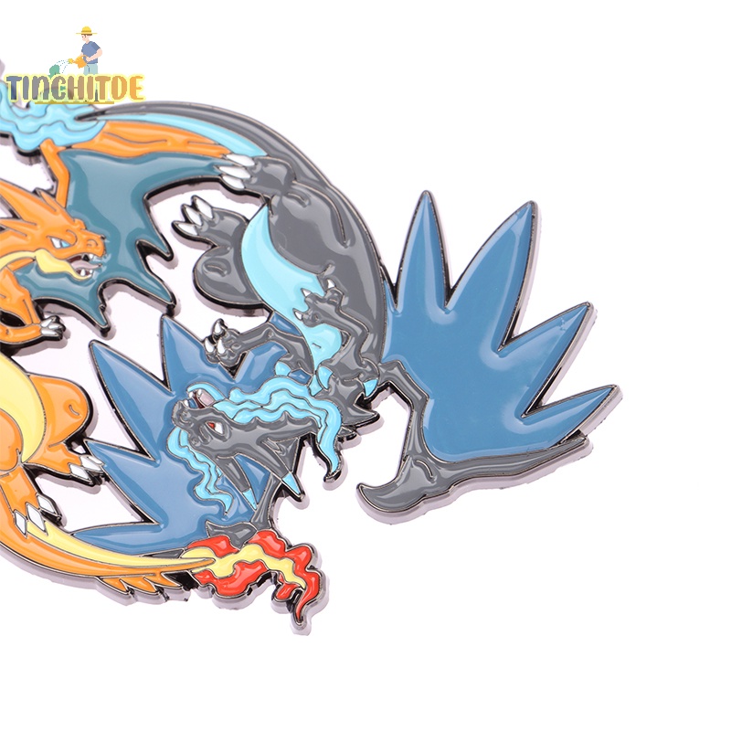 Ghim Cài Áo Kim Loại Hình pikachu Hoạt Hình Đáng Yêu  pokemon charizard rayquaza