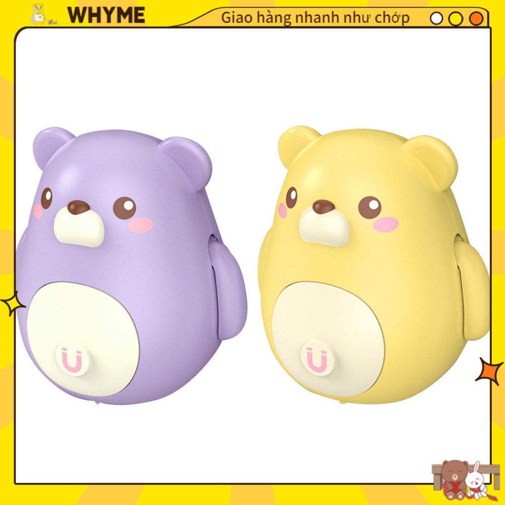 WHYME Đồ chơi gấu dễ thương Động vật xoay từ tính trang trí hoạt hình cho trẻ em để hàng ngày Hoạt động của cha mẹ và con cái