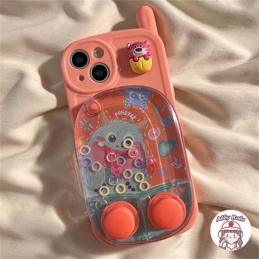 Ốp Điện Thoại tpu Dẻo Họa Tiết Gấu & Máy Chơi game 3d Dễ Thương Cho iphone 15 pro 14 13 12 11 pro max x 7plus