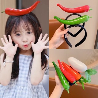  Haimeikang Mới Băng Đô Cài Tóc Ba Chiều Hình Trái Cây Và Rau Củ Dễ Thương Sáng Tạo Vui Nhộn Cho Bé Gái 