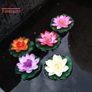 1 cành hoa sen giả trang trí bể cá