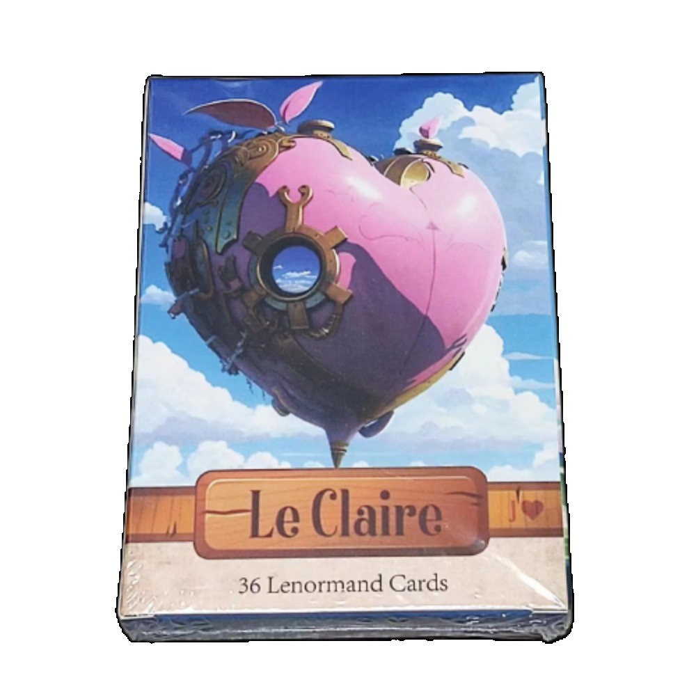 Bộ 36 Thẻ Hình Nhân Vật Hoạt Hình le claire lenormand 10.4 * 7.3cm