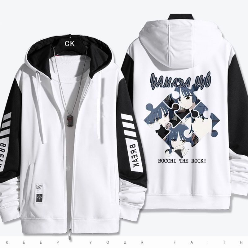 BOCCHI THE ROCK! Anime around Yamada Ryo Two-Dimensional co-branded jacket jacket men and women fall and winter clothes