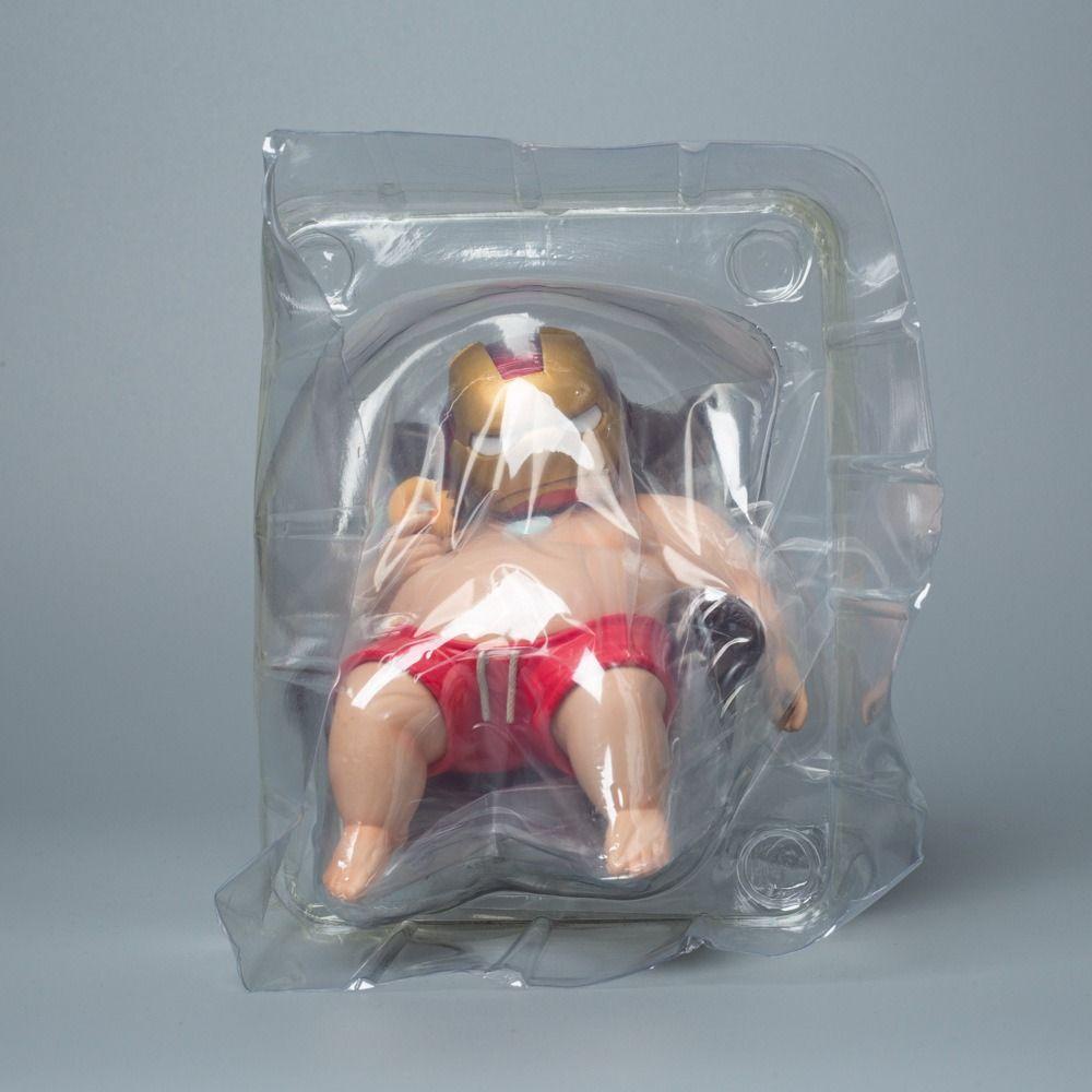 Lanfy Mô Hình Nhân Vật Người Sắt marvel Bằng pvc Phát Sáng Vui Nhộn Trang Trí Tiểu Thuyết
