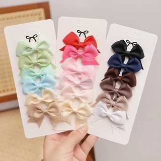 Set 6 Kẹp Tóc Nơ Dễ Thương Cho Bé Gái