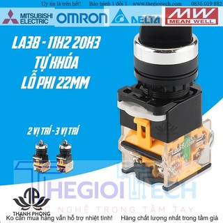 Công tắc xoay 2 vị trí,xoay 3 vị trí phi 22 la-38