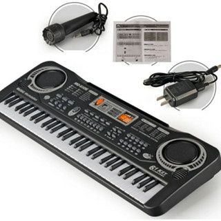 Đàn PIANO Cho Bé Kèm Mic Hát - Đàn Điện Tử 61 Phím Size To Nhiều Chức Năng, Có Nhạc .