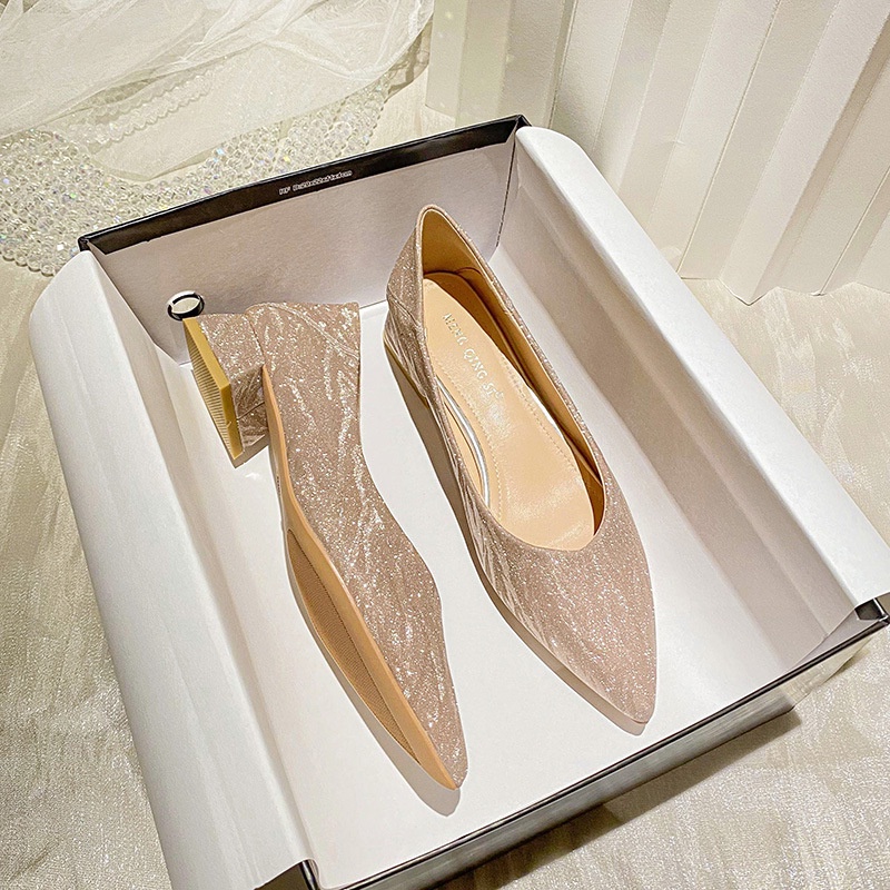 Mới Giày Cao Gót Mũi Nhọn Thoải Mái Thời Trang Cho Nữ size 32-43