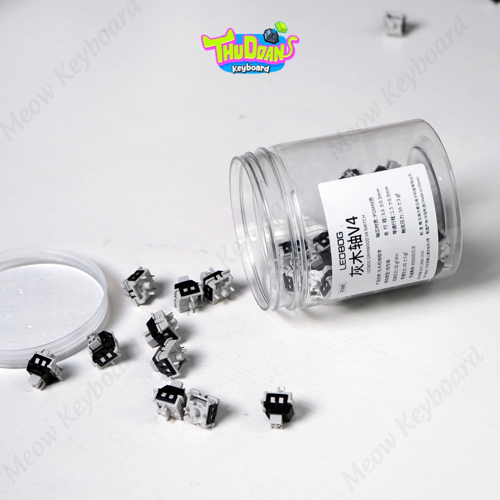 Switch Phím Cơ Linear | Leobog Graywood V4 | 5 Pin | Linear