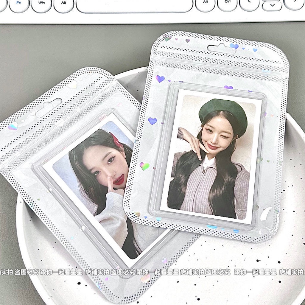 Bộ 10 Túi Đựng Ảnh 10 * 15cm Hình Trái Tim