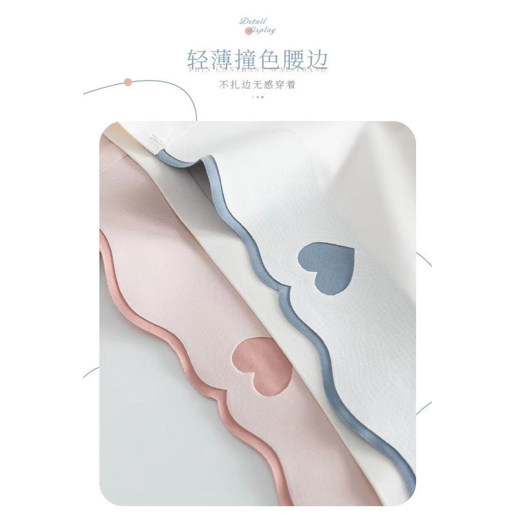 Quần lót nữ cotton Trơn Lưng Vừa Không Đường May Cỡ Lớn m-xl Thoáng Khí Chống Vi Khuẩn Gợi Cảm Mùa Hè @