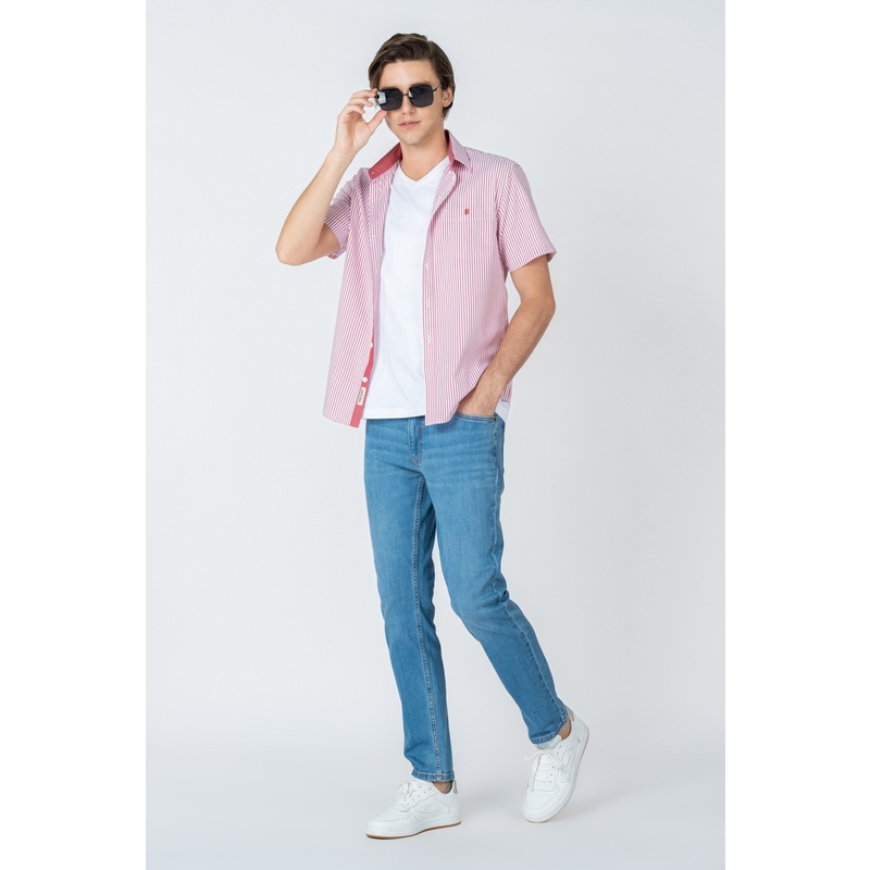 Áo Sơ Mi Nam Tay Ngắn Thời Trang , thời thượng, lịch lãm, chỉn chu John Henry - WS23SS02C-SC