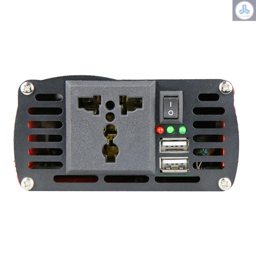 Biến Tần Năng Lượng Mặt Trời 1500w / 3000w dc 12v Sang 220v-240v ac Cổng usb Kép Cho Xe Hơi rv Xe Máy1-vn1