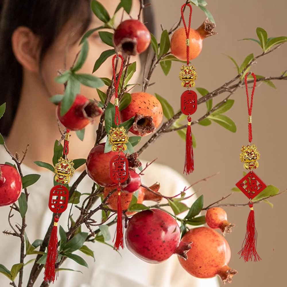 Trang trí tết /Phụ Kiện Treo Trang Trí Năm Mới / Năm Mới 2024 Hình Rồng Bằng Gỗ Phong Thủy