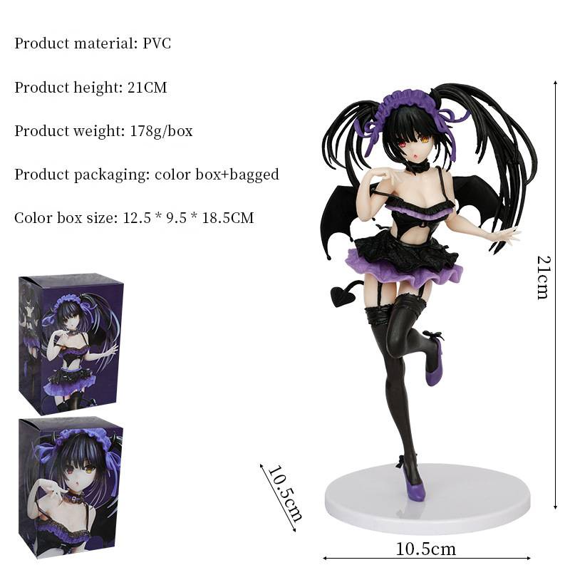 Mô Hình Nhân Vật tokisaki Kuromi shouakuma Hoạt Hình date a live