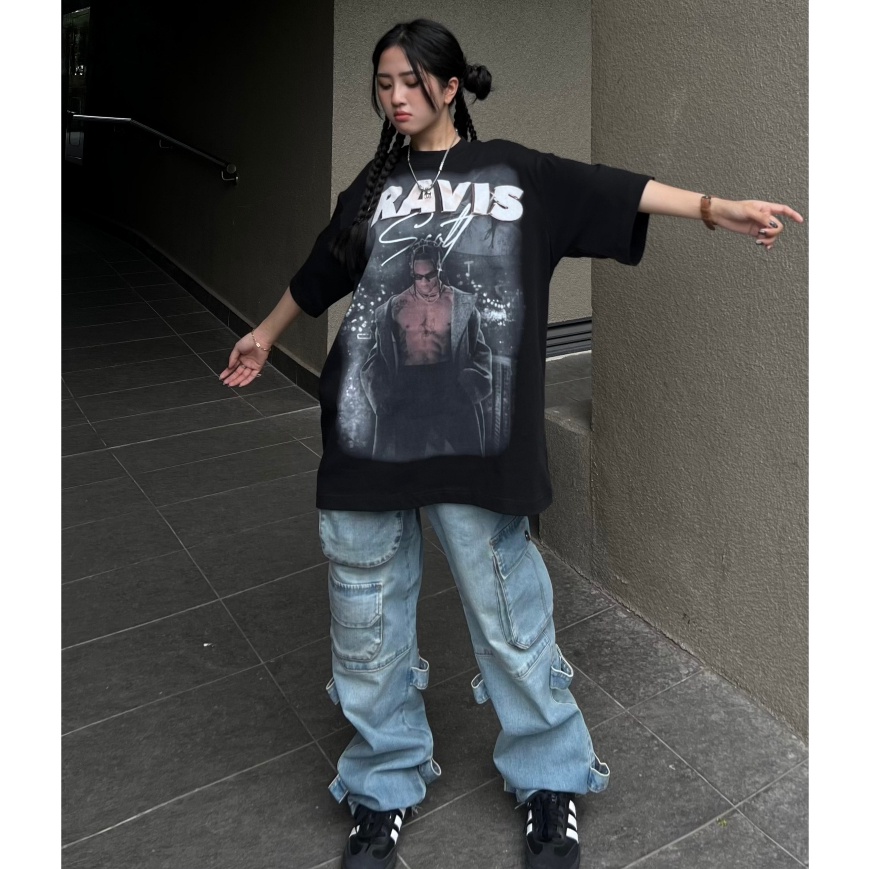 Áo thun Hidden Culture - TRAVIS SCOTT T-SHIRT - Black