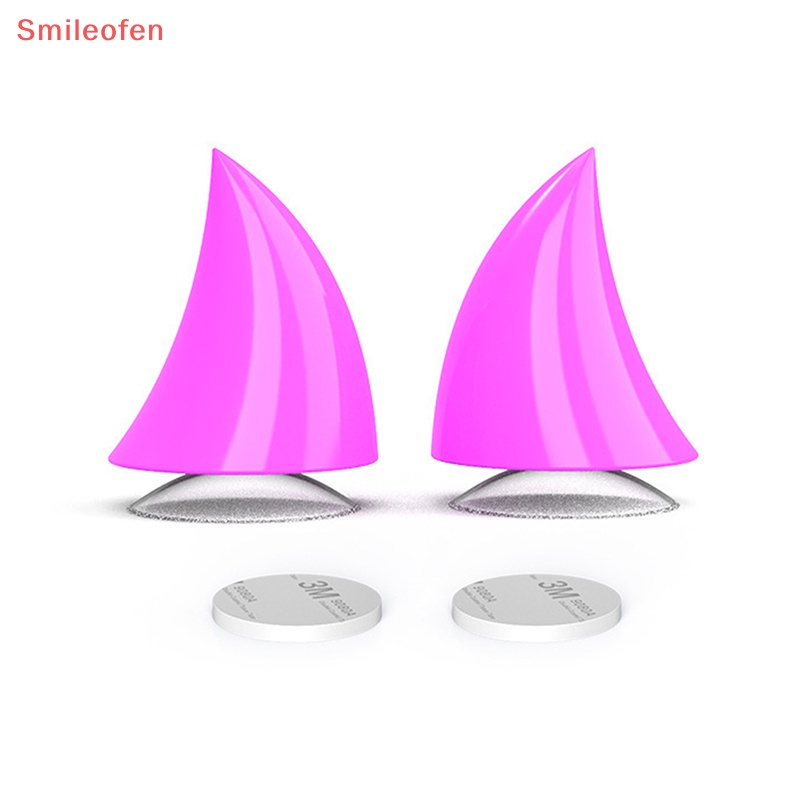 Miếng Dán Trang Trí Mũ Bảo Hiểm  Sừng Quỷ Dài Nhiều Màu Sắc Phong Cách Mới