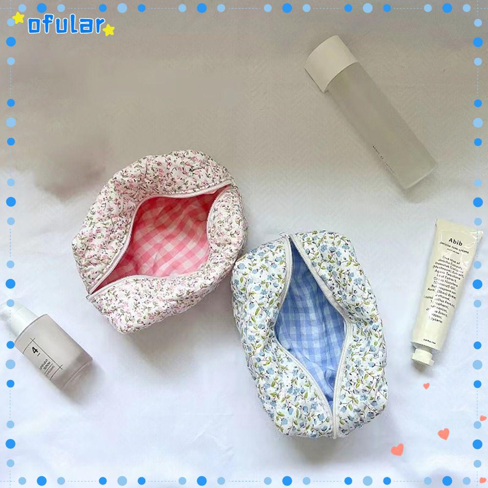 Oflar Túi Đựng Mỹ Phẩm / Đồ Trang Điểm Cỡ Lớn In Họa Tiết Hoa Tiện Dụng Cho Nữ