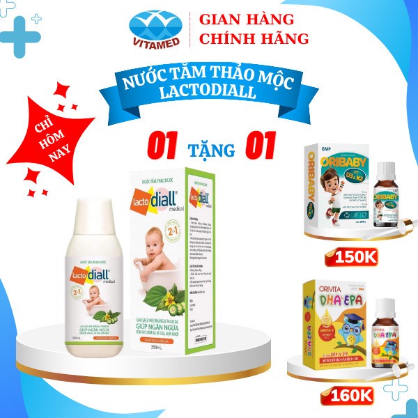 Nước tắm thảo mộc LactoDiall Chai 250 ML