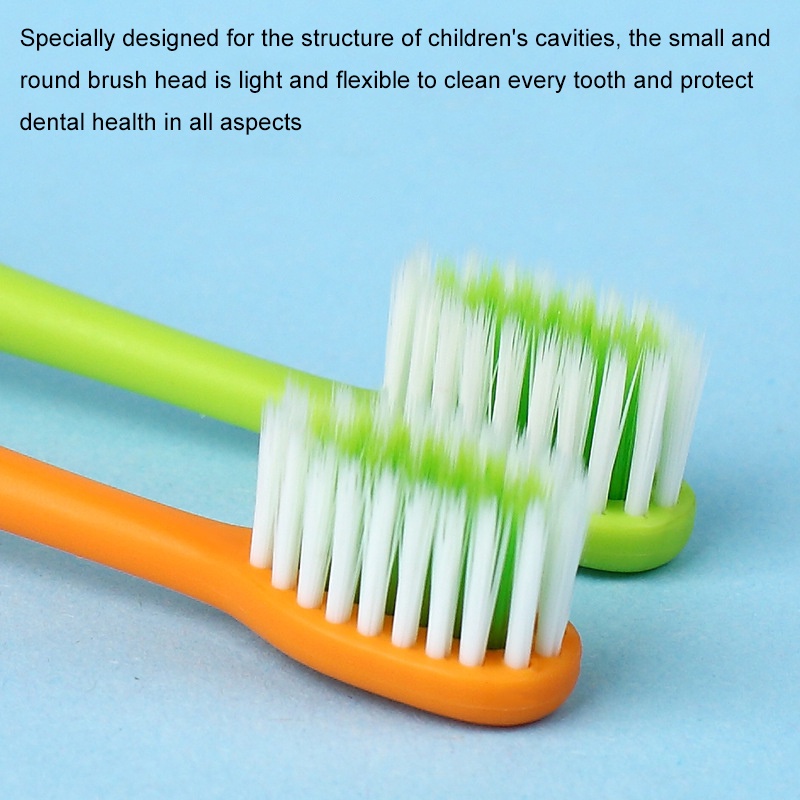 Bàn Chải Đánh Răng Lông Siêu Mềm Hình Củ Cà Rốt Hoạt Hình Cho Bé 2-8 Tuổi - HSU