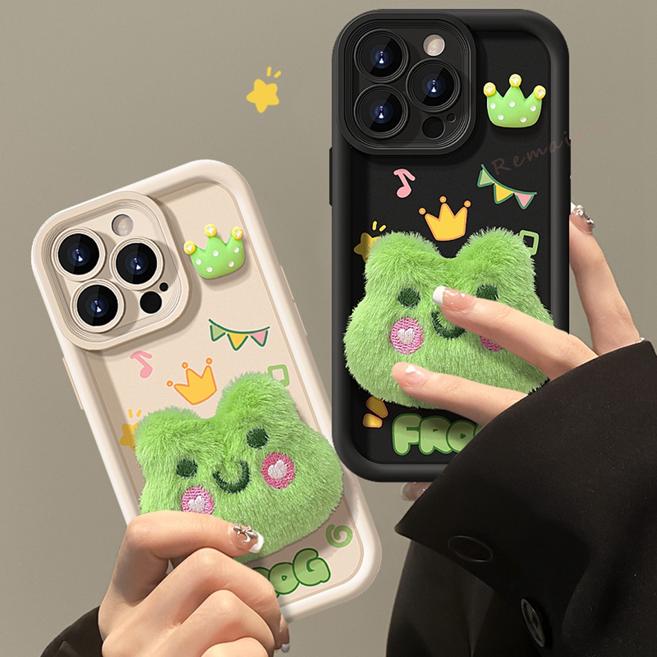Hoạt Hình Ốp Điện Thoại Silicon Dẻo Kèm Búp Bê Cho iphone 11 12 13 14 15 pro max 11pro x xr xs max 6 6s 7 8 plus se 2020 12pro 14pro