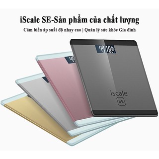 Cân sức khoẻ iscale hình vuông - Cân điện tử sức khỏe iScale - cân điện tử, cân điện tử sức khỏe, cân sức khỏe, cân mi