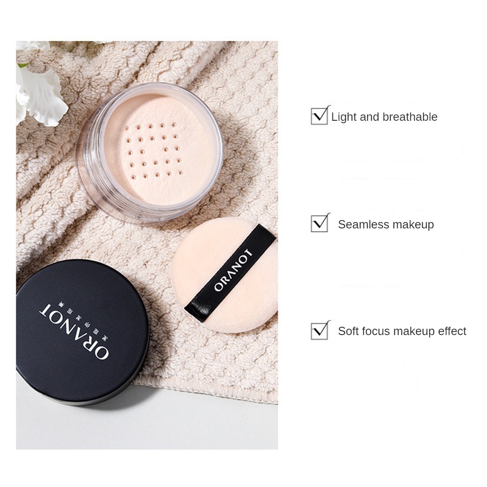 ORANOT Chống thấm nước Loose Setting Powder Oil Control Matte nhẹ Trang điểm mặt trong mờ • Mỹ phẩm Chic Girl