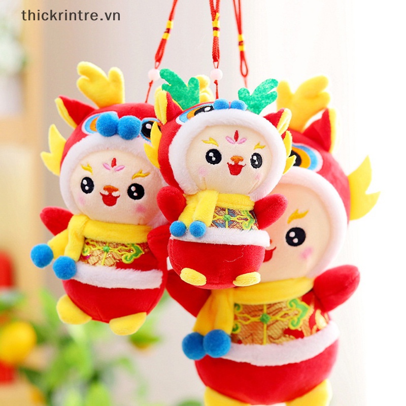 Đồ Chơi Nhồi Bông Hình Rồng Năm Con Giáp Trung Quốc Trang Trí Bàn Làm Việc