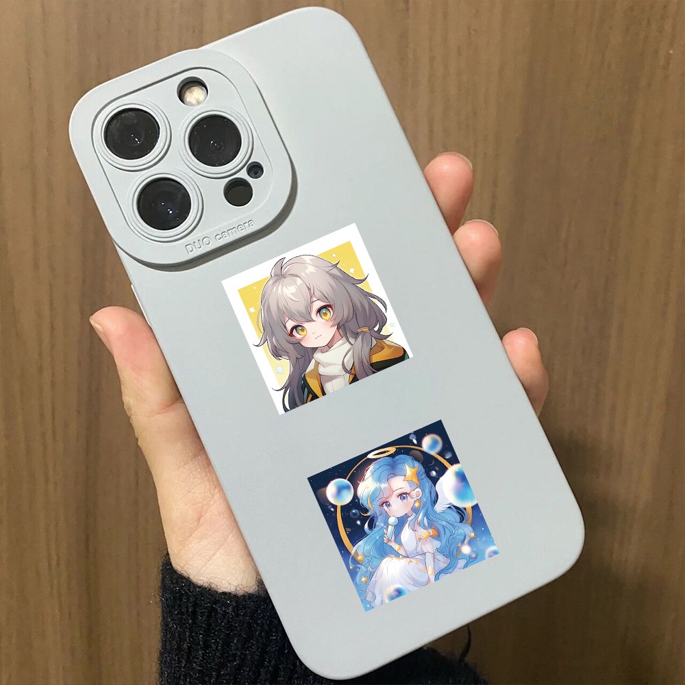 Bộ 60 Miếng Dán Trang Trí Mũ Bảo Hiểm / Bút Chì Họa Tiết graffiti Dễ Thương