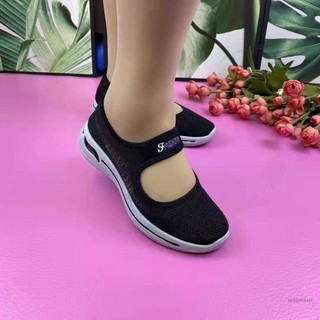 Giày lười đế mềm màu trơn chống trượt cho nữ