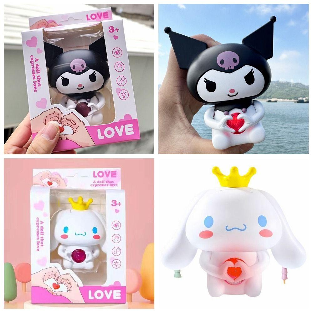 Mmluck kuromi Búp Bê Âm Thanh Phát Sáng Có Thể Nói i love you kuromi cinnamoroll Phát Âm Thanh Quà Tặng Cặp Đôi
