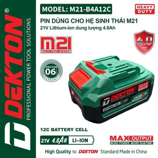 Pin 4a dekton chân pin makita phổ thông - dòng xả cao