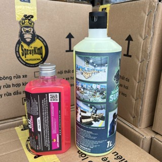 Nước rửa xe không chạm Sprayking 1 lít, xà bông super wash có chạm 500ml cực sạch mùi thơm dễ chịu