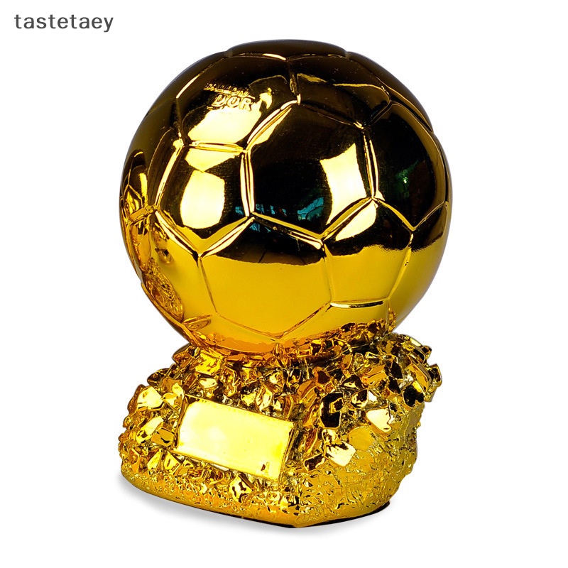Quả Bóng trophy souvenir Cầu Thủ Vô Địch Bóng Đá Châu Âu Màu Vàng Kim Làm Quà Tặng Trang Trí Nhà Cửa