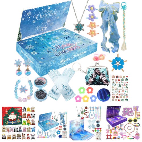 Snow and Ice Jewelry Christmas Advent Calendar Blind Box