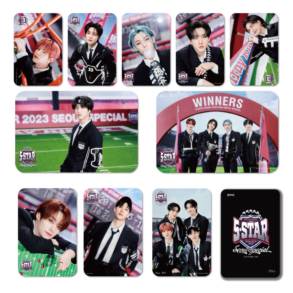 Hộp 55 Tấm Ảnh lomo card Nhóm Nhạc kpop stray kids