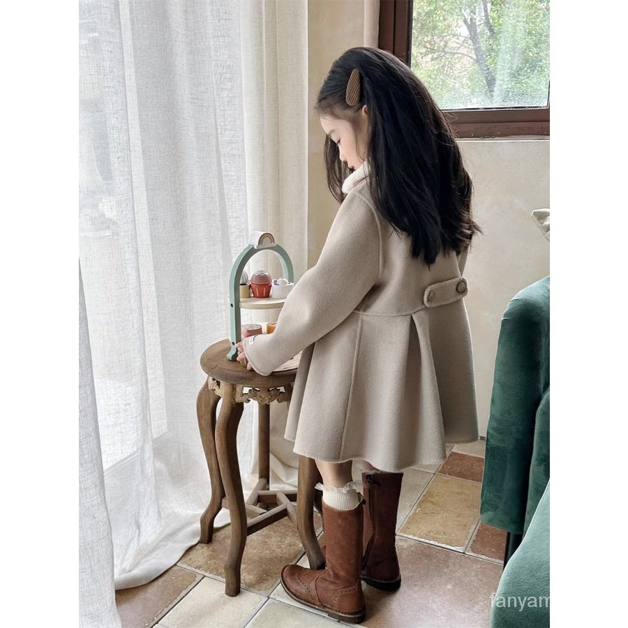 Áo Khoác Len Cao Cấp Phong Cách Hàn Quốc Thời Trang Thu Đông Mới